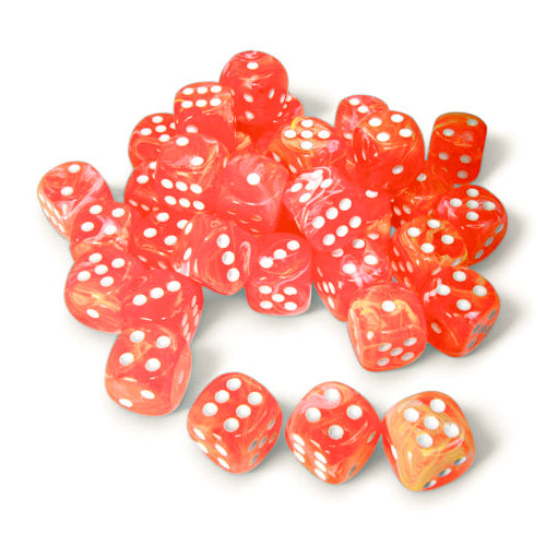 Festive: Dahlia/White Luminary 12mm d6 (36)