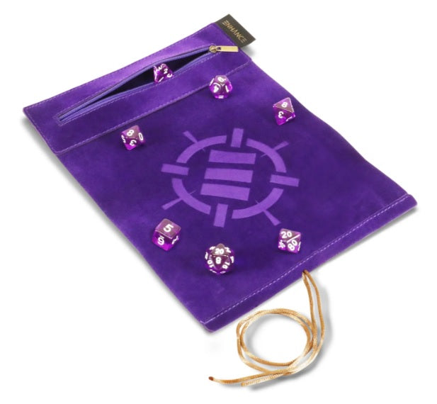 Roll on a Scroll: Dice Case and Dice Set - Purple (7)