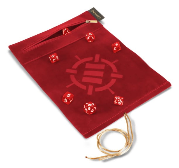 Roll on a Scroll: Dice Case and Dice Set - Red (7)