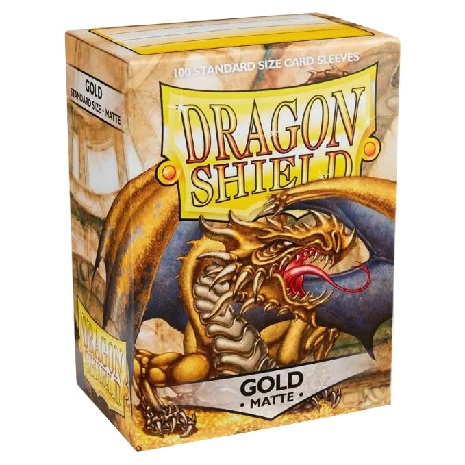 Dragon Shields: (100) Matte Gold Bona Fide Comics Dragon Shields: (100) Matte Gold Bona Fide Comics