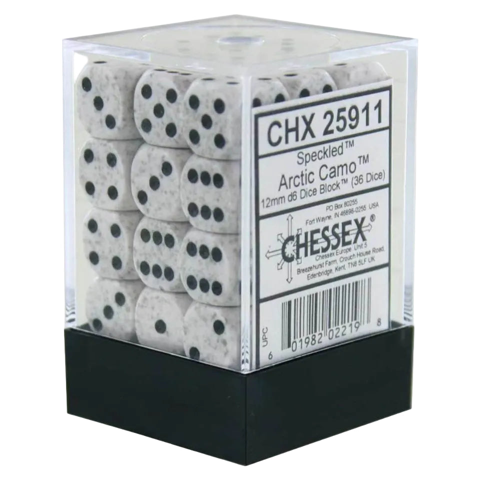 Speckled: Artic 12mm D6 Block (36)