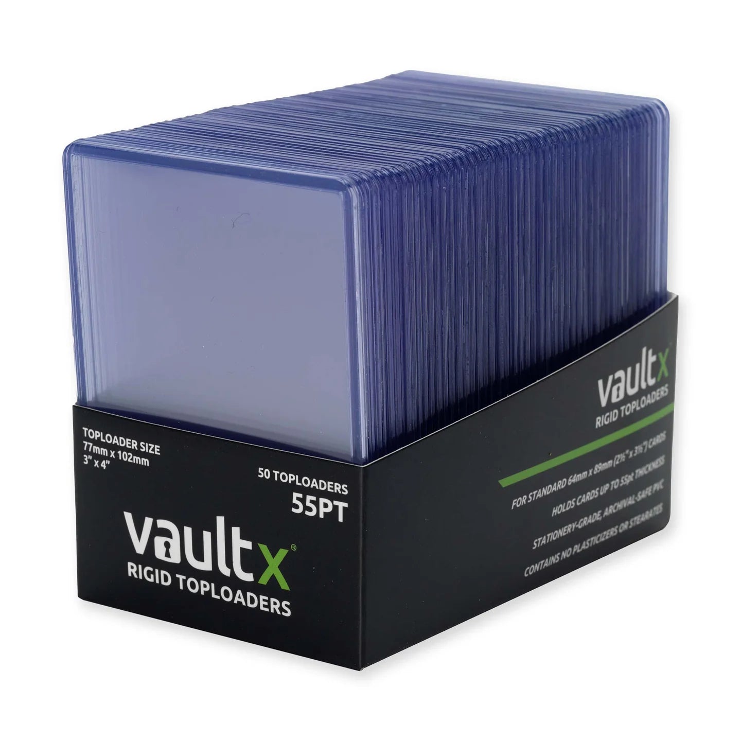 Vault X Seamless Rigid Toploaders 55pt (50)