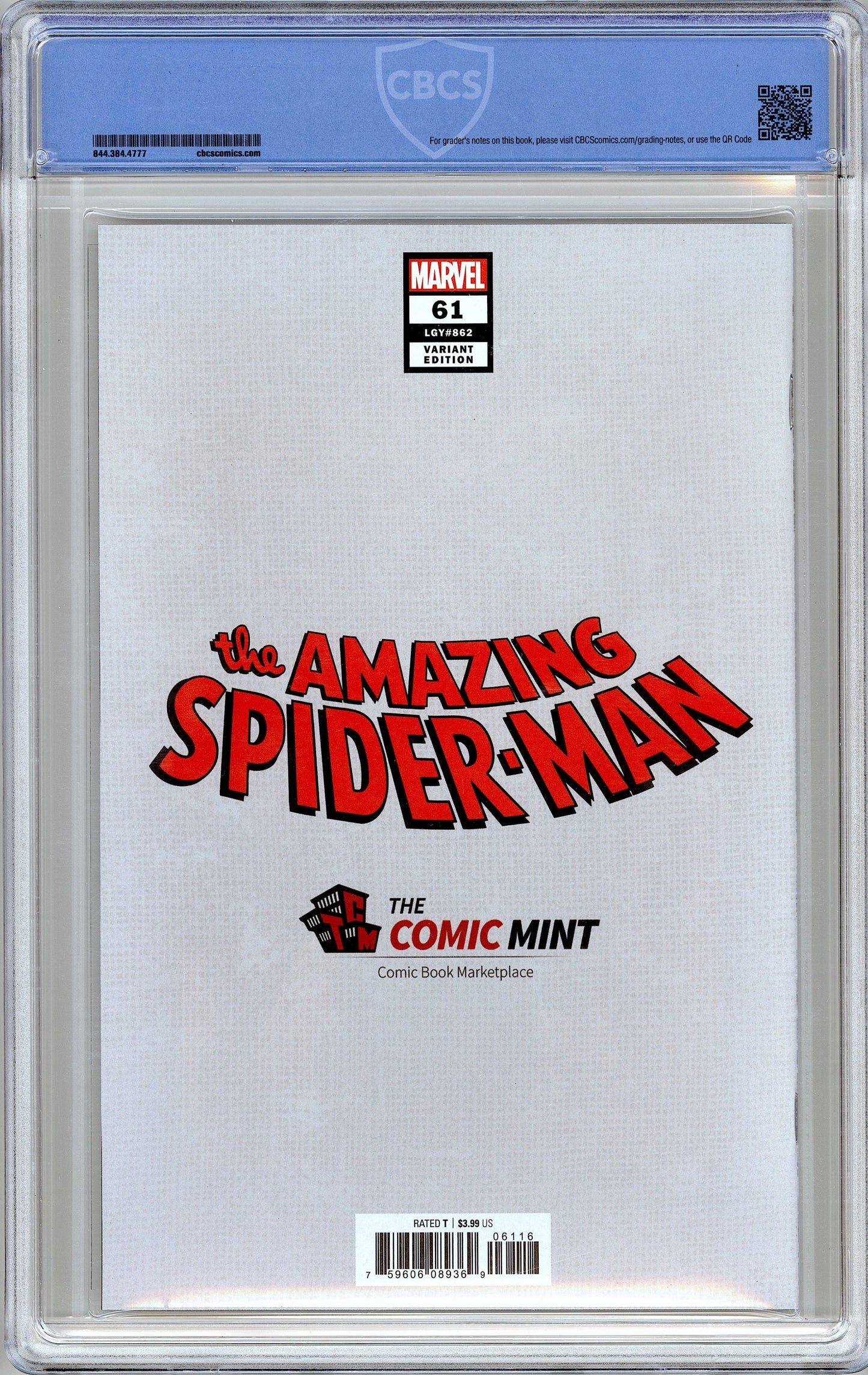 Amazing Spider-Man #61. Comic Mint Exclusive. CBCS 9.6