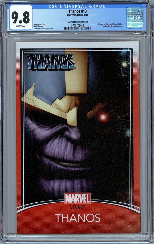 Thanos #13. The 1st Cosmic Ghost Rider. Variant. CGC 9.8
