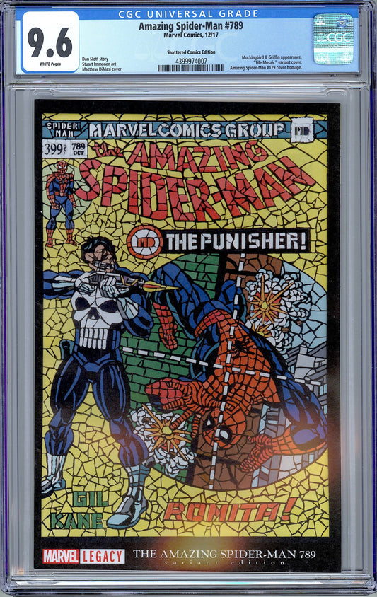 Amazing Spider-Man #789. The Shattered Variant.  CGC 9.6