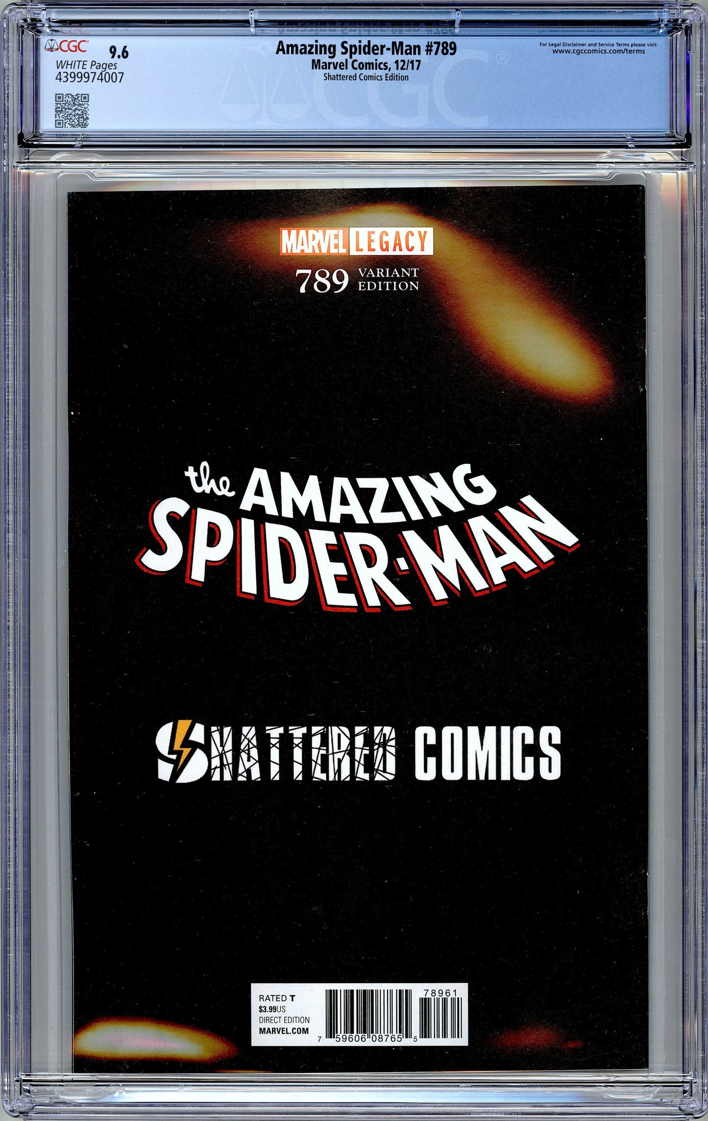 Amazing Spider-Man #789. The Shattered Variant. CGC 9.6