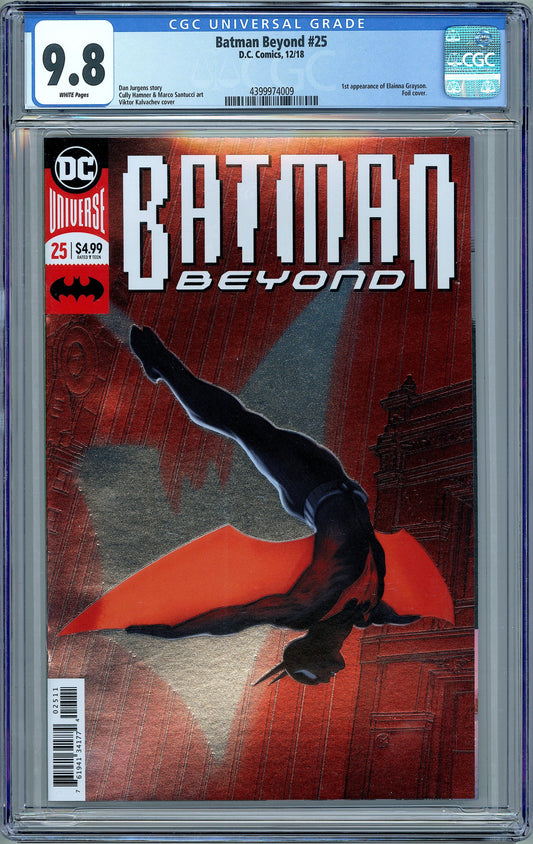 Batman Beyond #25  1st App. of Elainna Grayson  CGC 9.8