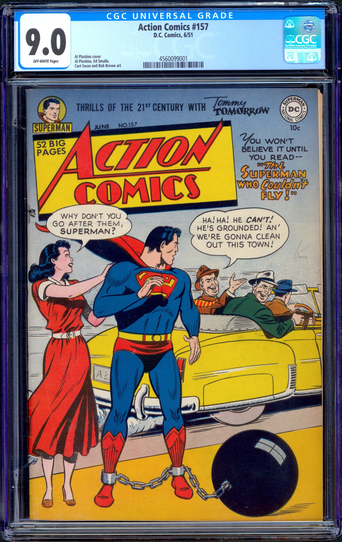 Action Comics #157. Highest Graded on the Census CGC 9.0