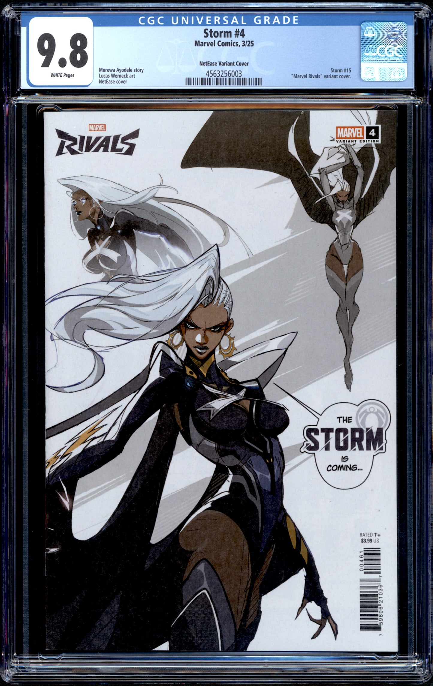 Storm #4. NetEase "Marvel Rivals" Variant Cover. CGC 9.8