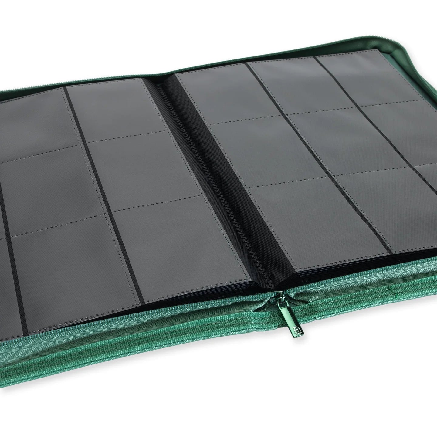 Vault X 9-Pocket Exo-Tec® Zip Binder Metallic Green