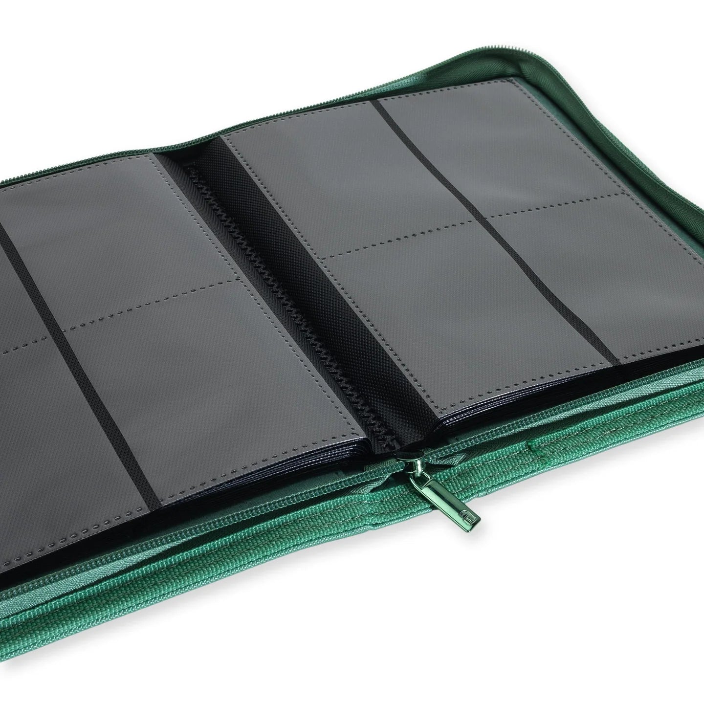 Vault X 4-Pocket Exo-Tec® Zip Binder Metallic Green