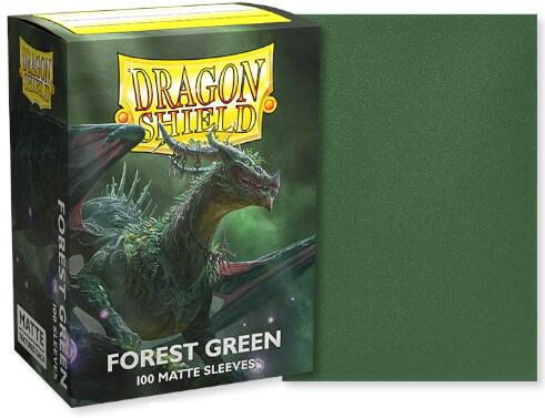 Dragon Shields: (100) Matte - Forest Green