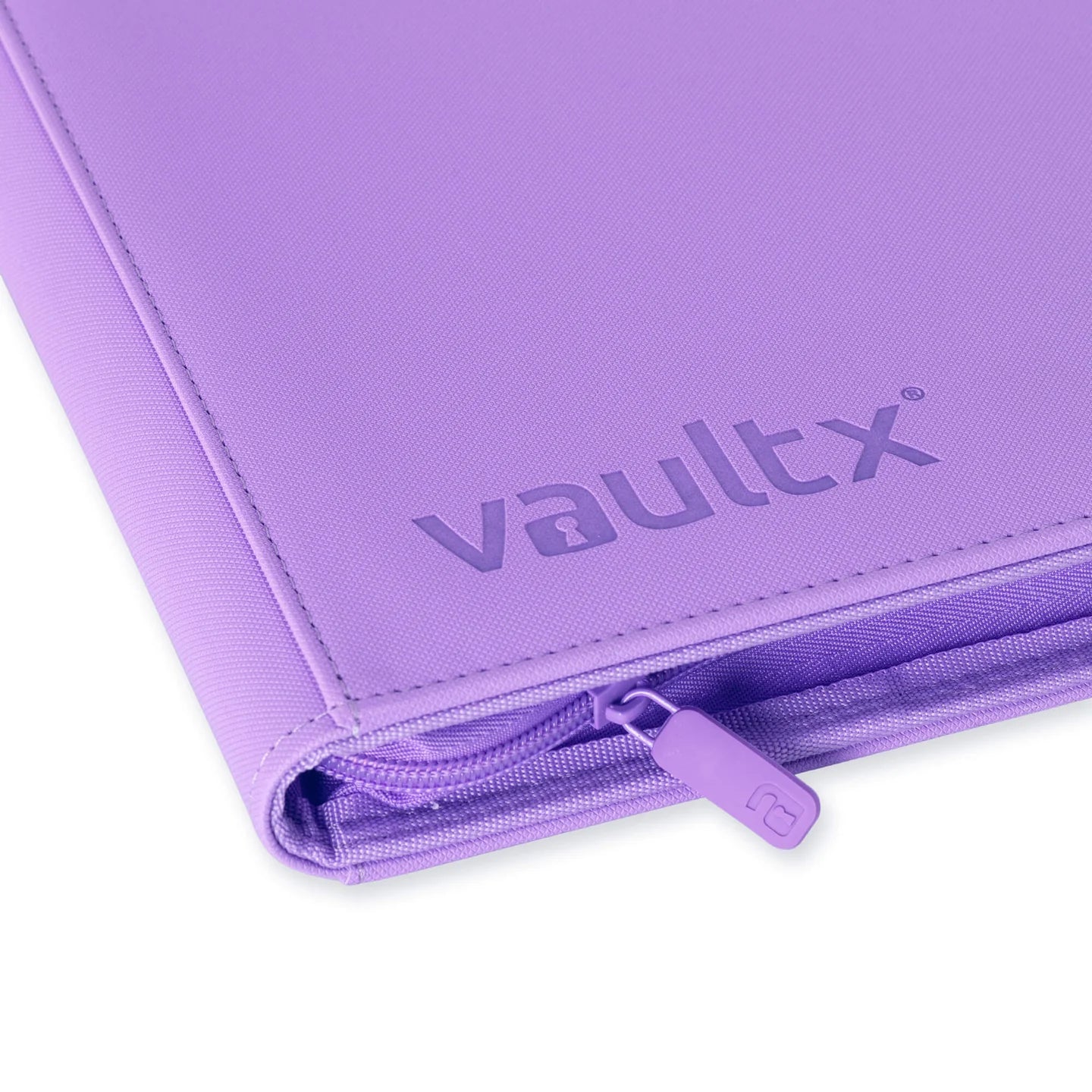 Vault X 9-Pocket Exo-Tec® Zip Binder JUST PURPLE