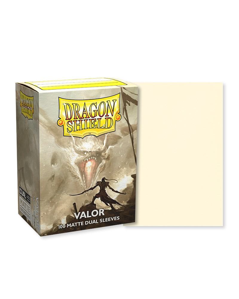Dragon Shields: (100) Matte Dual - Valor