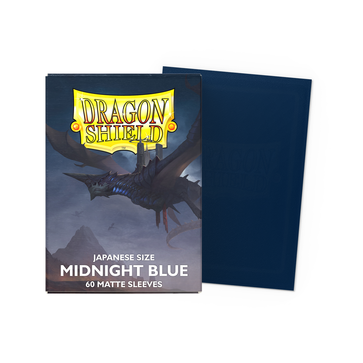 Dragon Shields: (60) Japanese Size Matte - Midnight Blue