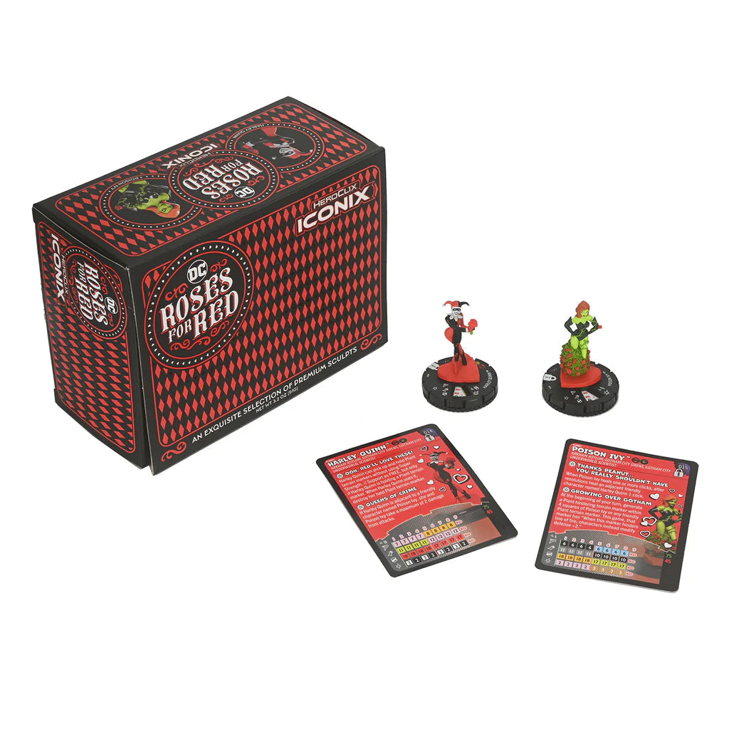 DC HeroClix Iconix: Harley Quinn Roses for Red