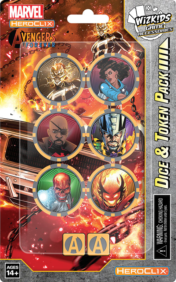 Marvel HeroClix: Avengers Forever Dice & Token Pack Ghost Rider