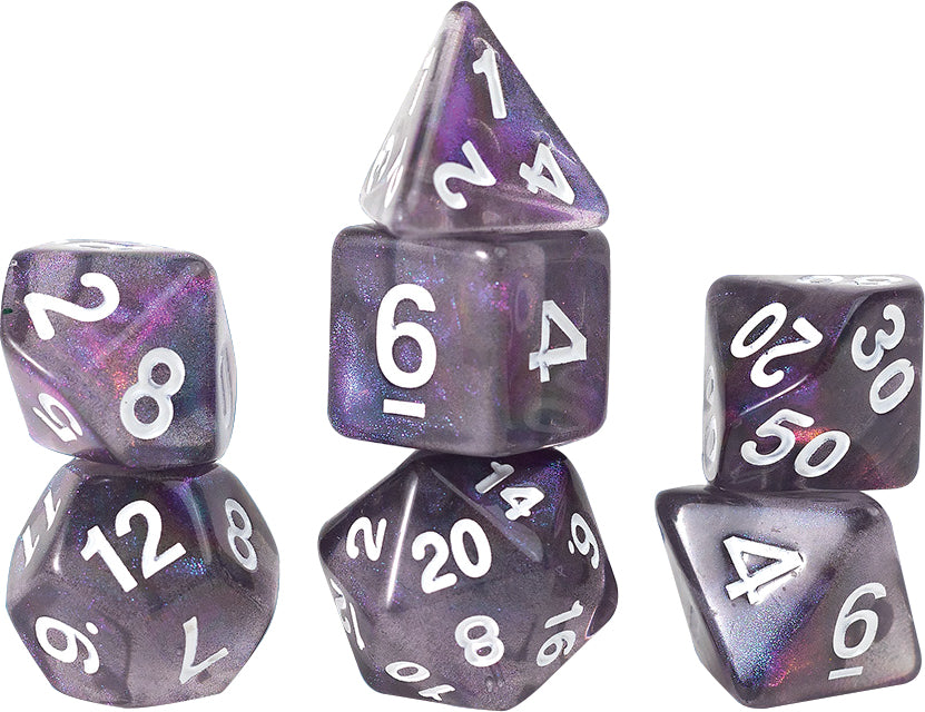 RPG Dice Set (7): Treasure Series - Amethyst