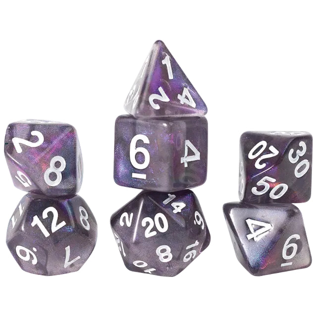 RPG Dice Set (7): Treasure Series - Amethyst