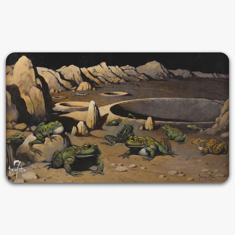 Frazetta Art Museum Playmat - Frogs on the Moon