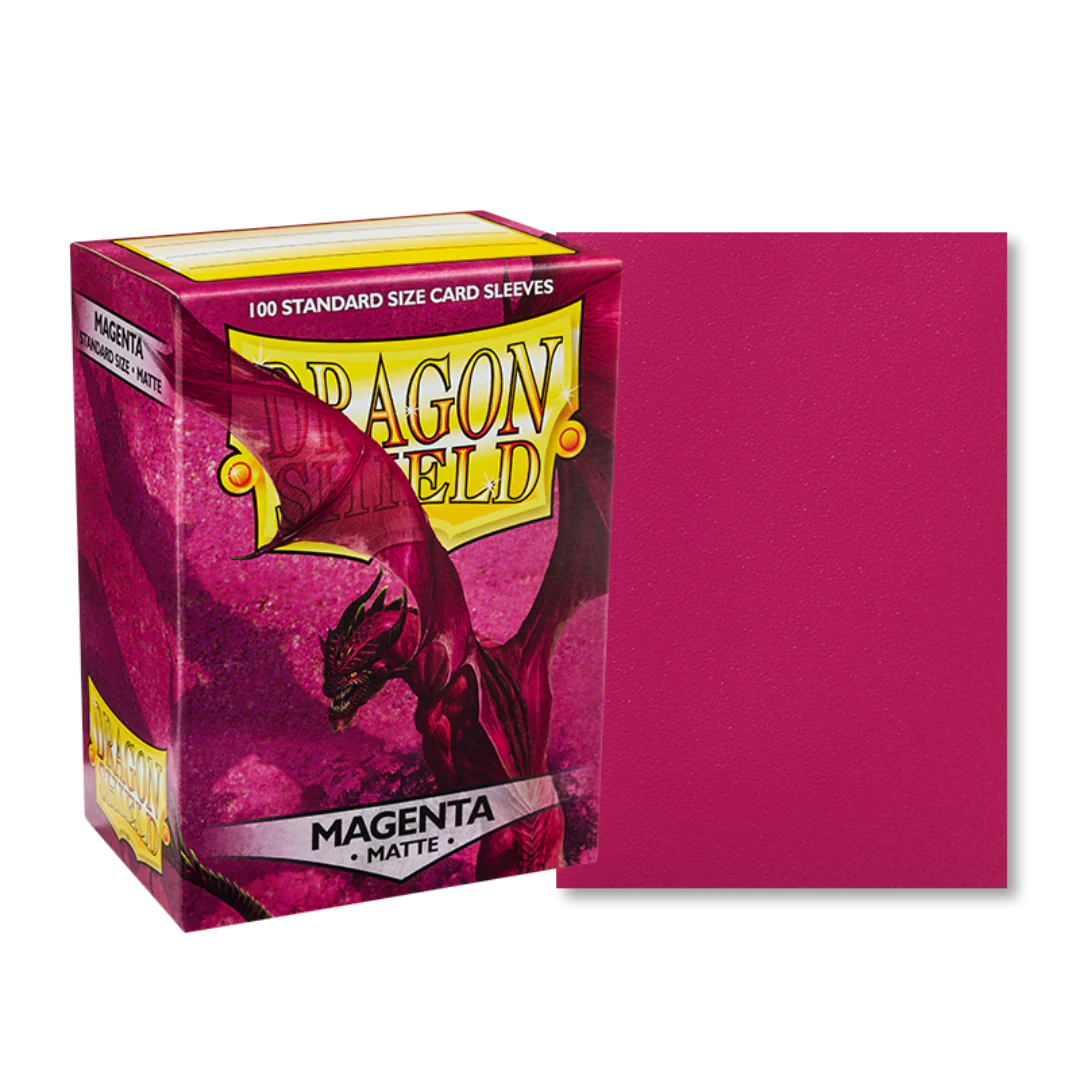 Dragon Shields: (100) Matte Magenta