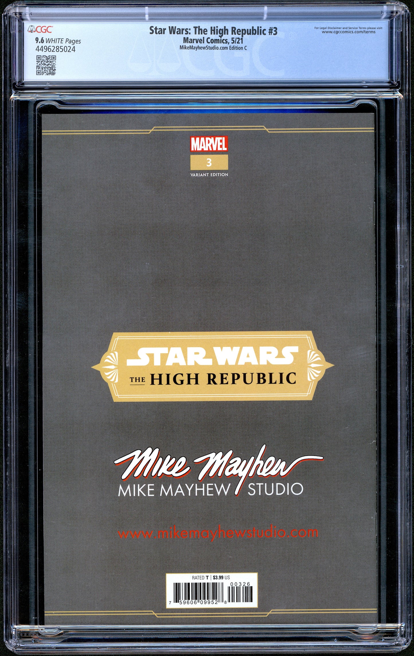 Star Wars: The High Republic #3 CGC 9.6