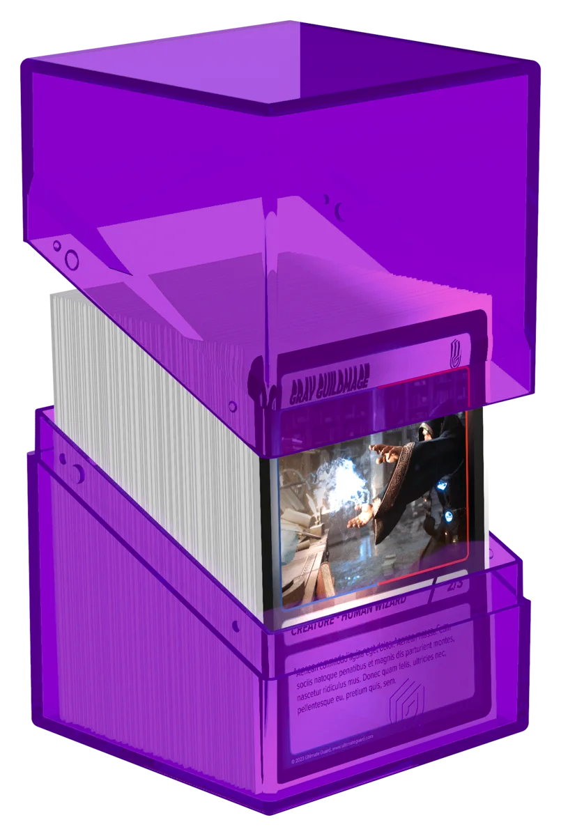 Boulder 100+ Clear - Amethyst Deck Box