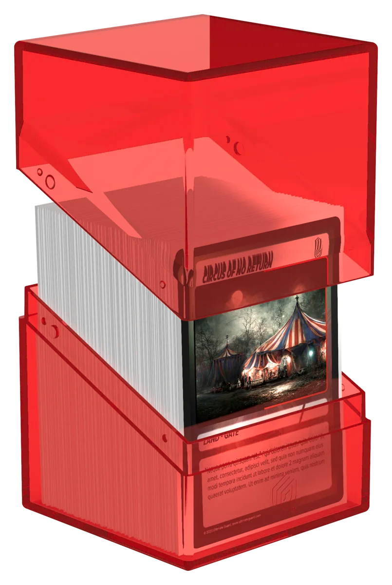 Boulder 100+ Clear - Ruby Deck Box