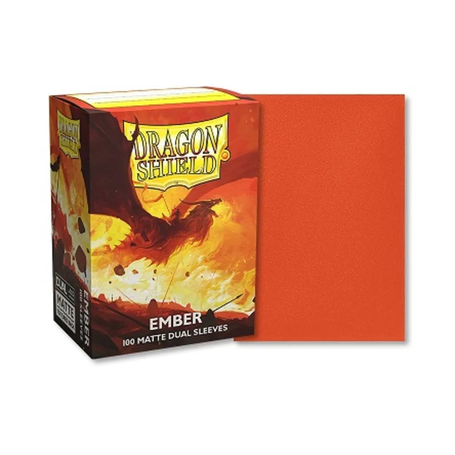 Dragon Shields: (100) Matte Dual - Ember