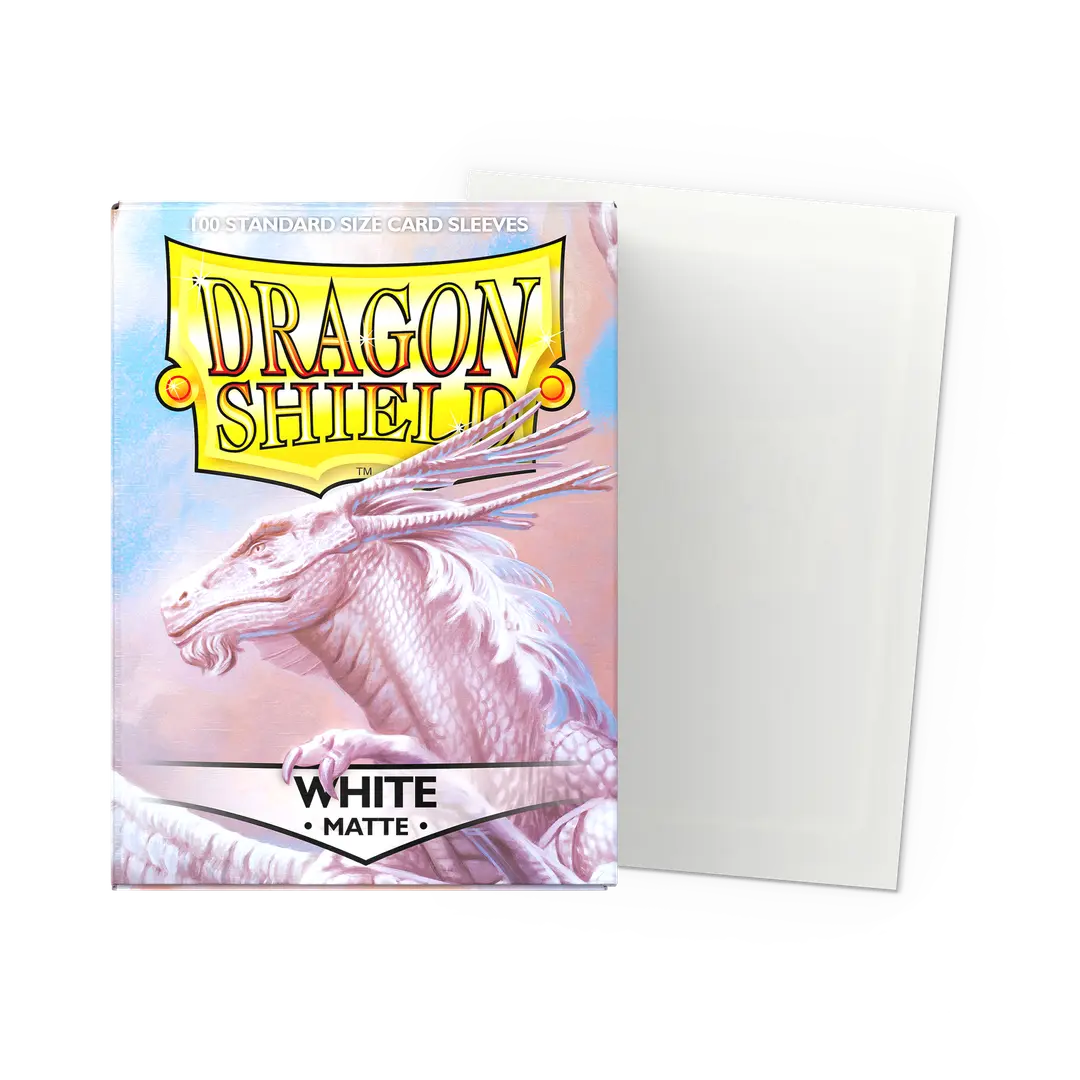 Dragon Shields: (100) Matte White
