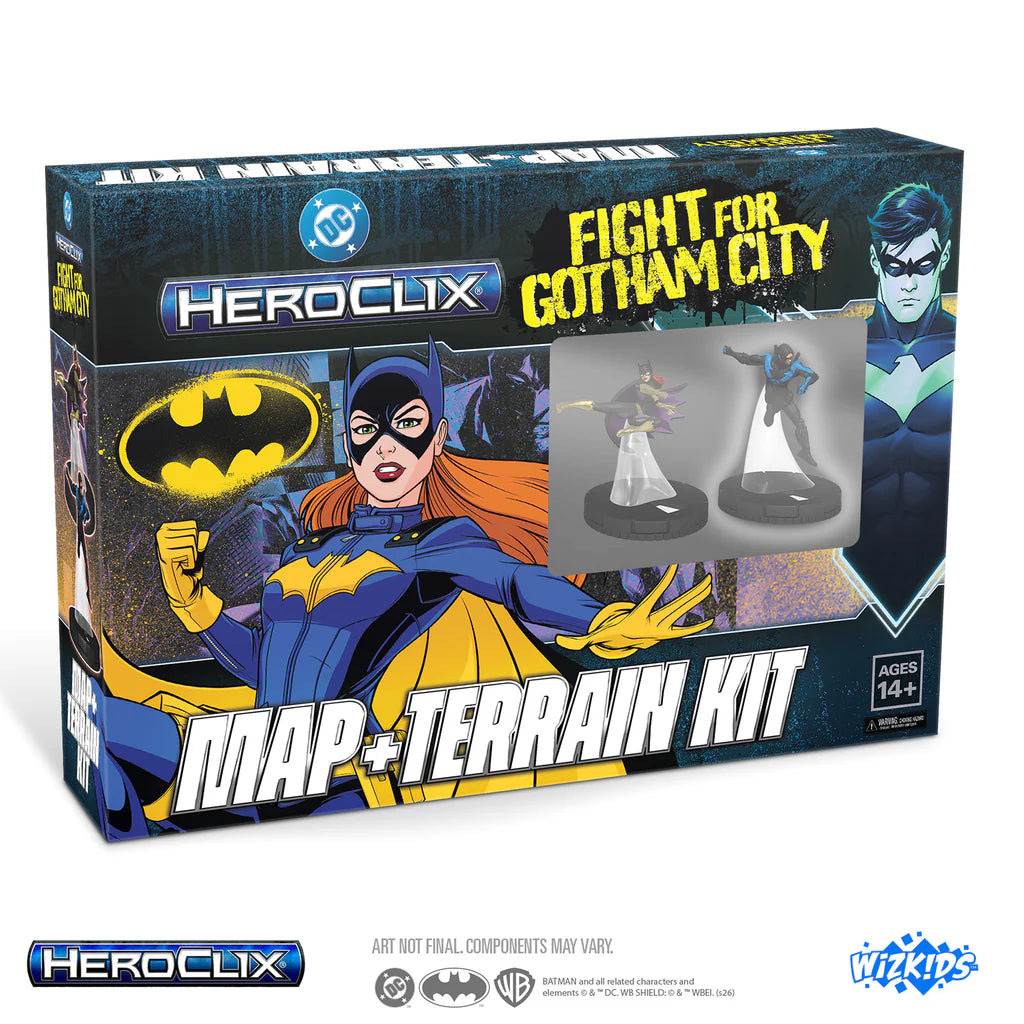 DC HeroClix: Fight for Gotham City - Map & Terrain Kit