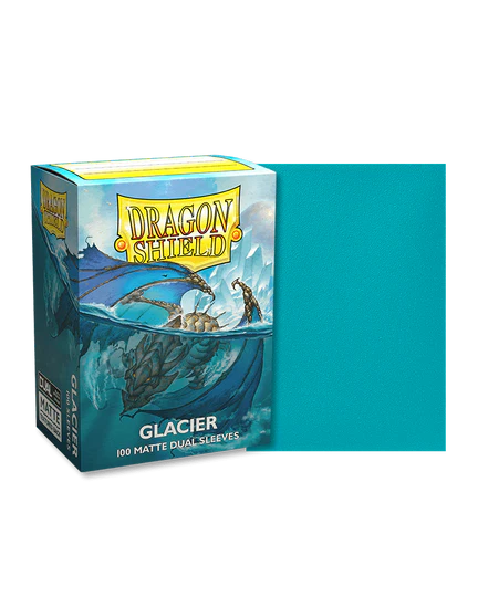 Dragon Shields: (100) Matte Dual - Glacier