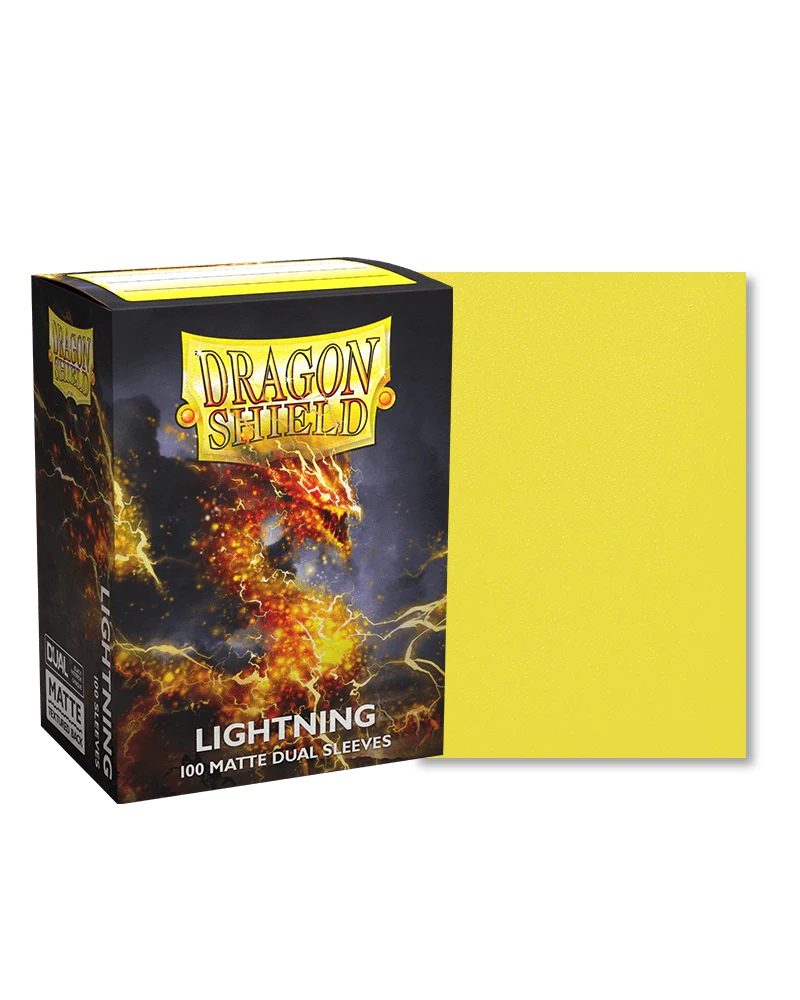 Dragon Shields: (100) Matte Dual - Lightning