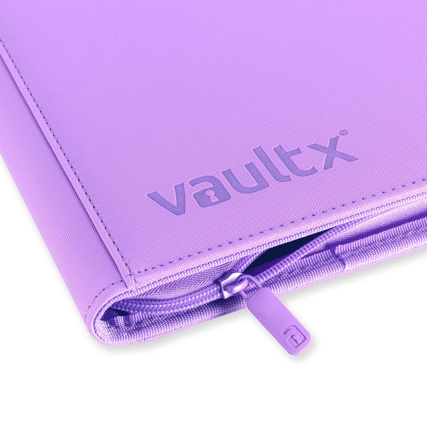 Vault X 12-Pocket Exo-Tec® Zip Binder JUST PURPLE