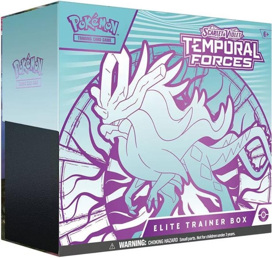 Pokemon TCG: Scarlet & Violet - Temporal Forces Elite Trainer Box Walking Wake