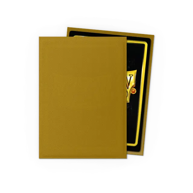 Dragon Shields: (100) Matte Gold