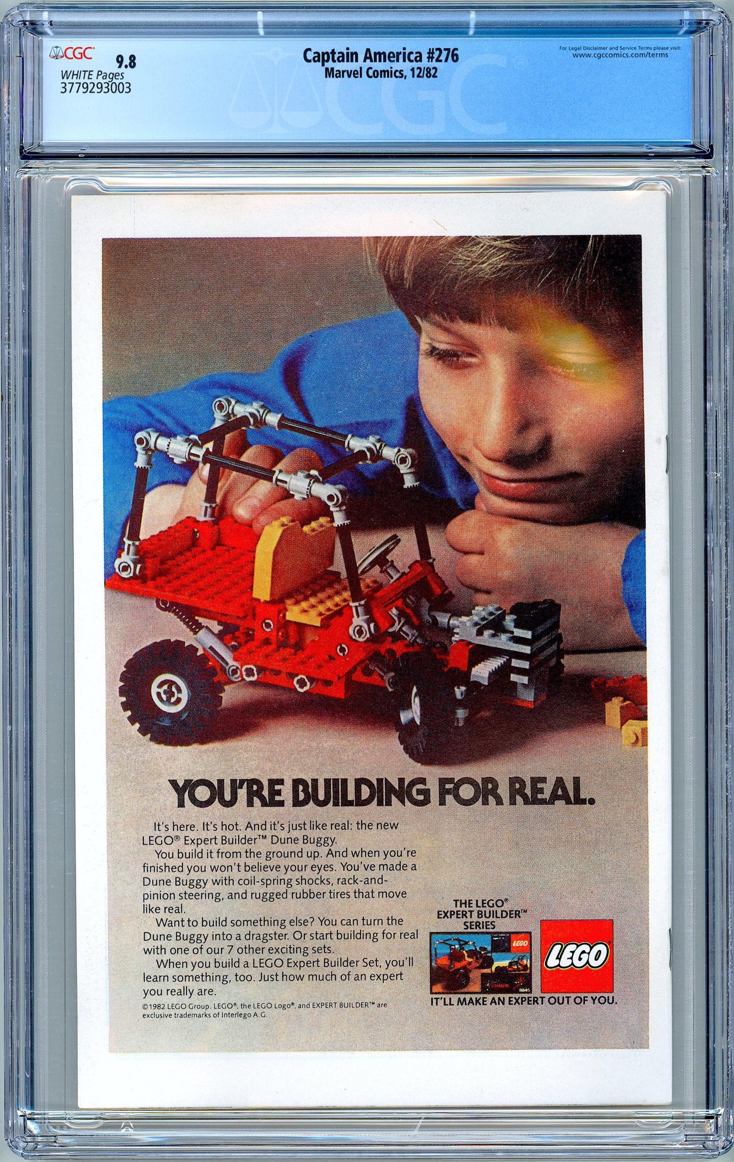 Captain America #276 1st Full App Baron Zemo II CGC 9.8