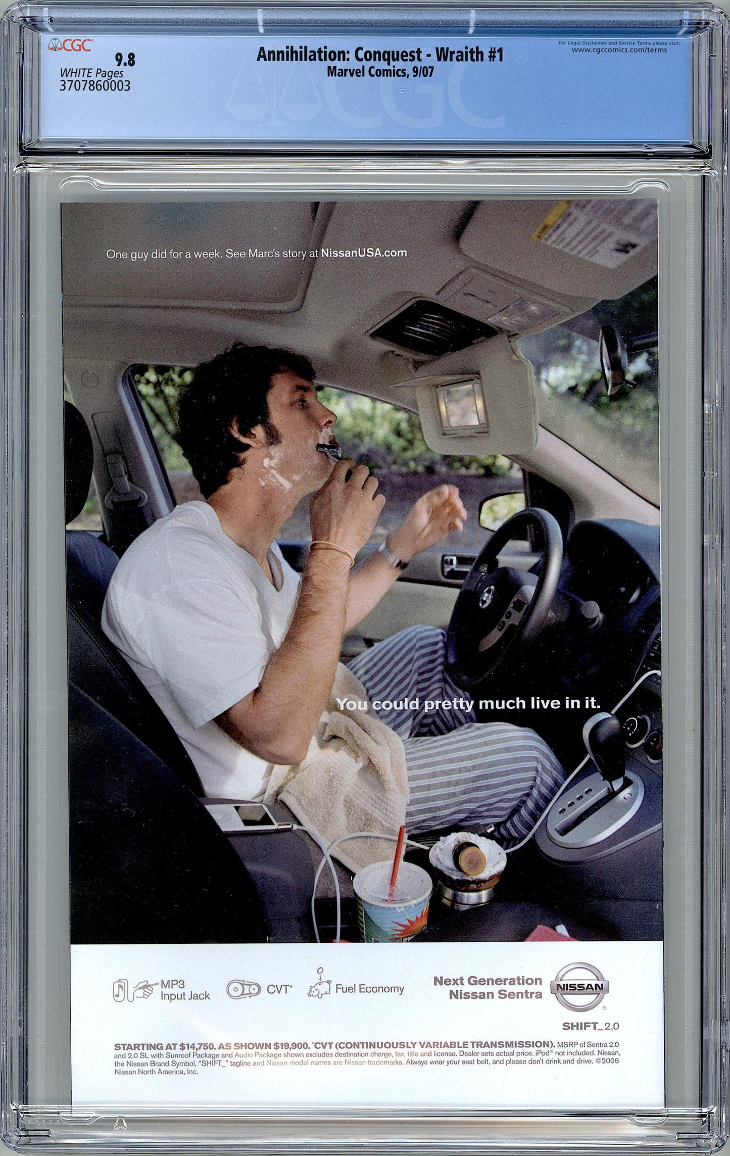 Annihilation: Conquest - Wraith #1. 1st Wraith. CGC 9.8