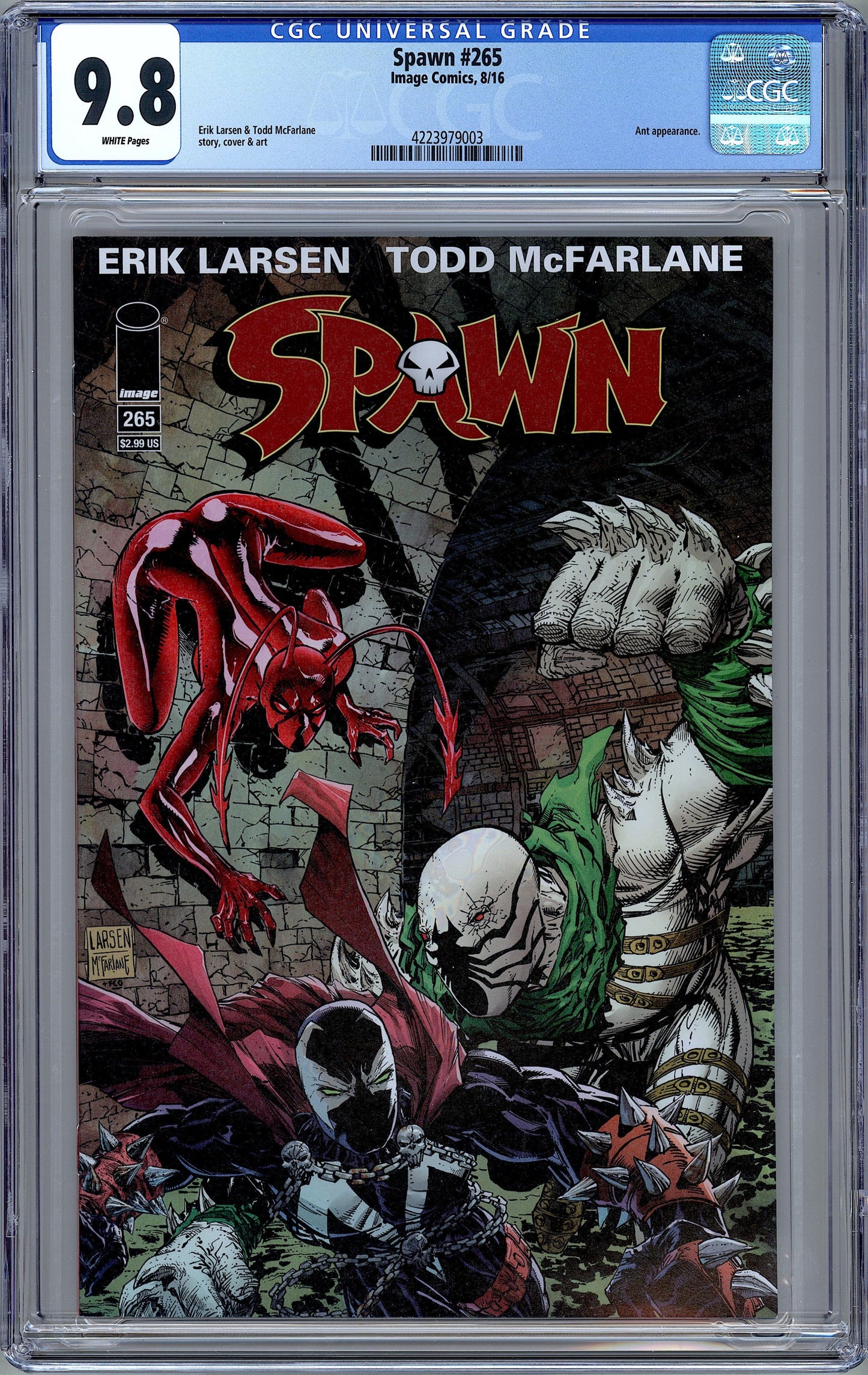 Spawn #265. The 1st Appearance of King Spider. CGC 9.8