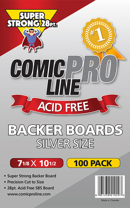 Silver Age Size Boards 28 pt. – 7 1/8″ x 10 1/2″ (100pk)