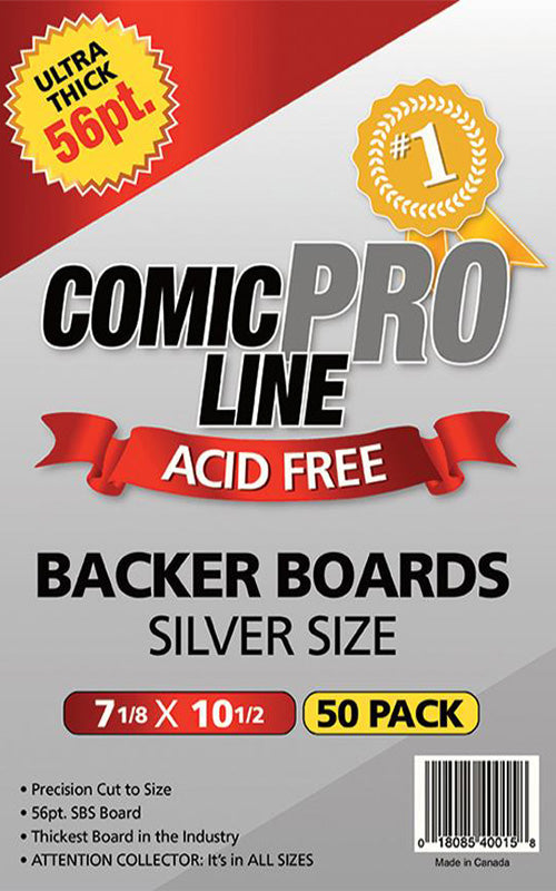 Silver Age Size Boards 56 pt. – 7 1/8 ” x 10 1/2″ (50pk)