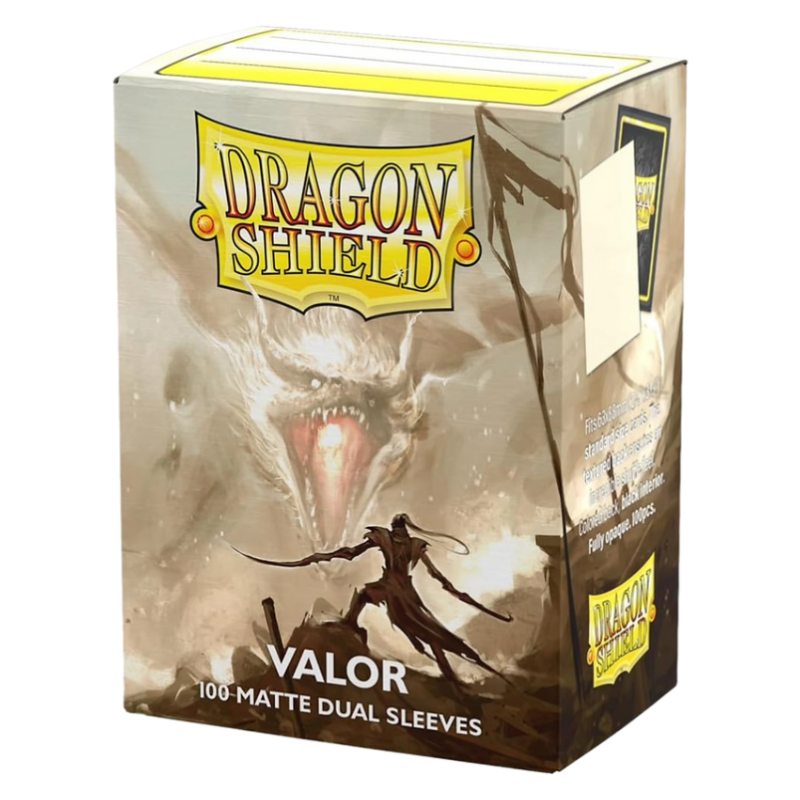 Dragon Shields: (100) Matte Dual - Valor