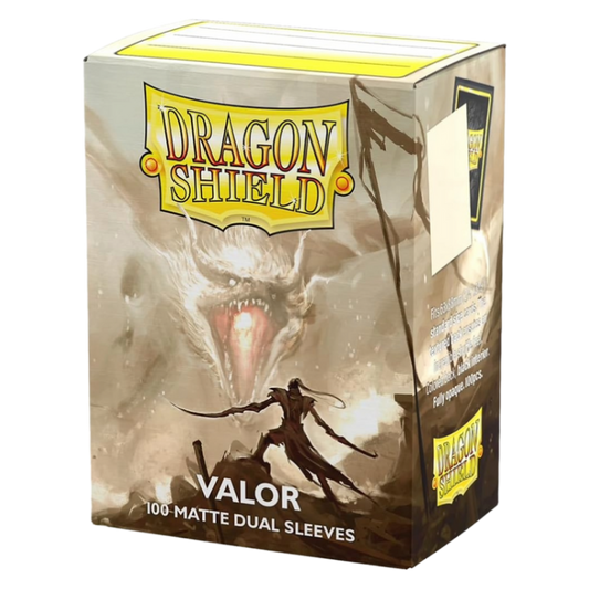 Dragon Shields: (100) Matte Dual - Valor