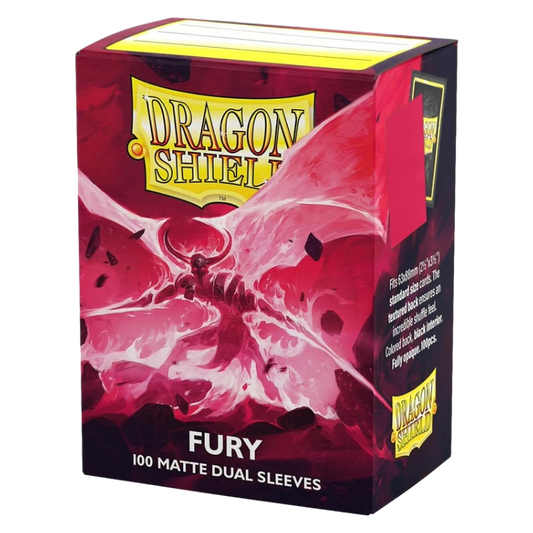 Dragon Shields: (100) Matte Dual - Fury