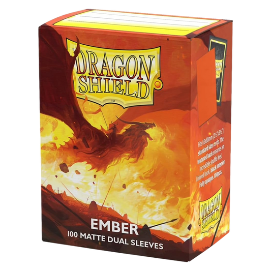 Dragon Shields: (100) Matte Dual - Ember