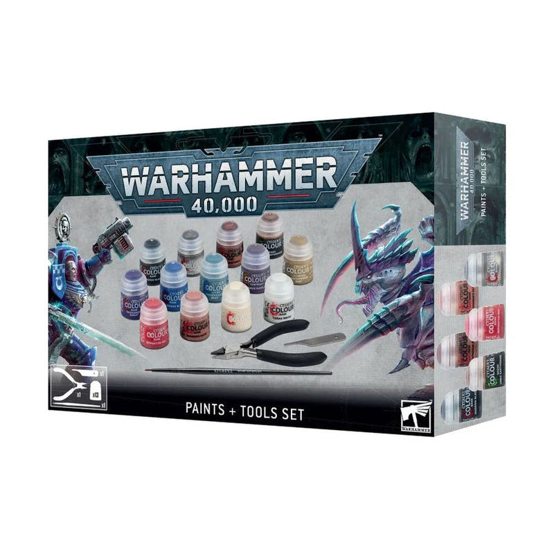 Warhammer 40,000 - Paints + Tools Set
