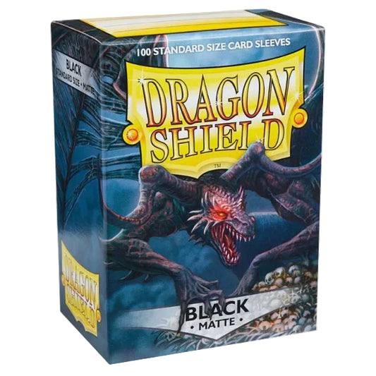 Dragon Shields: (100) Matte Black