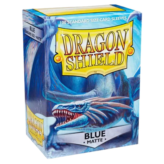 Dragon Shields: (100) Matte Blue