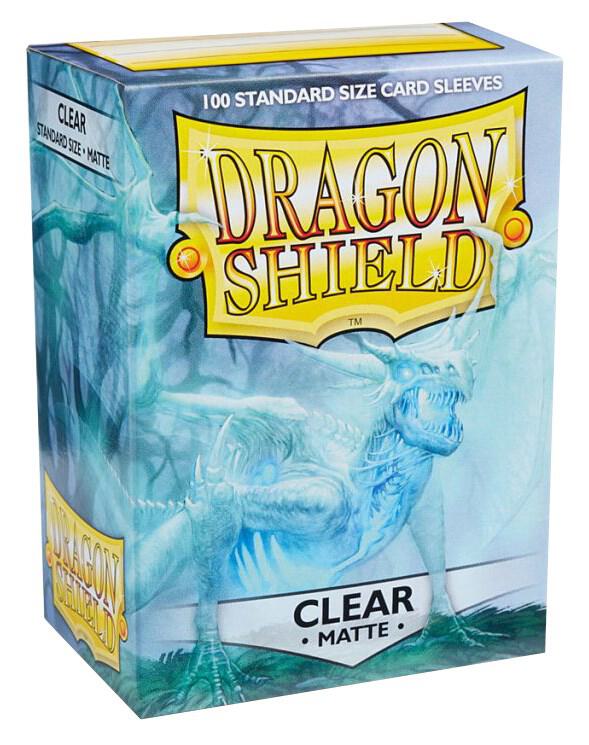 Dragon Shields: (100) Matte - Clear