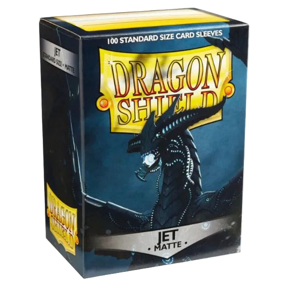 Dragon Shields: (100) Matte Jet
